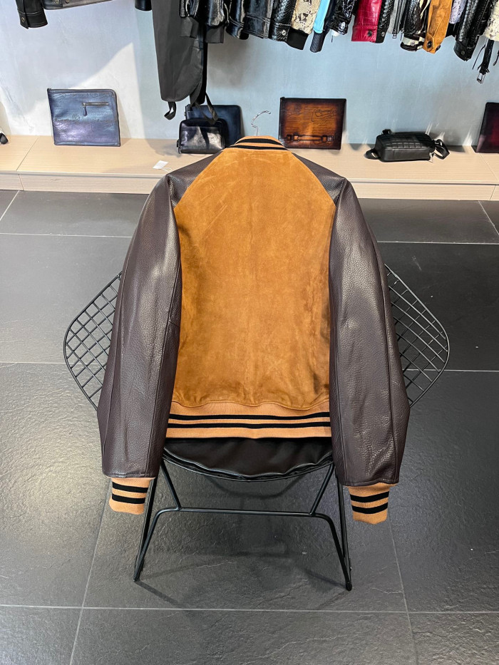 Berluti Leather Jacket Coat #nigo6111