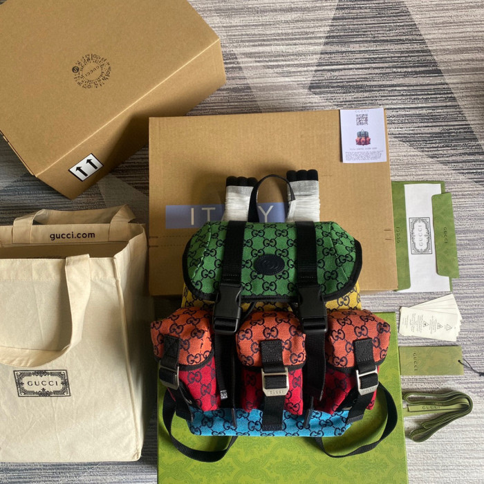 Gucci Multicolor Backpack Bag #nigo332
