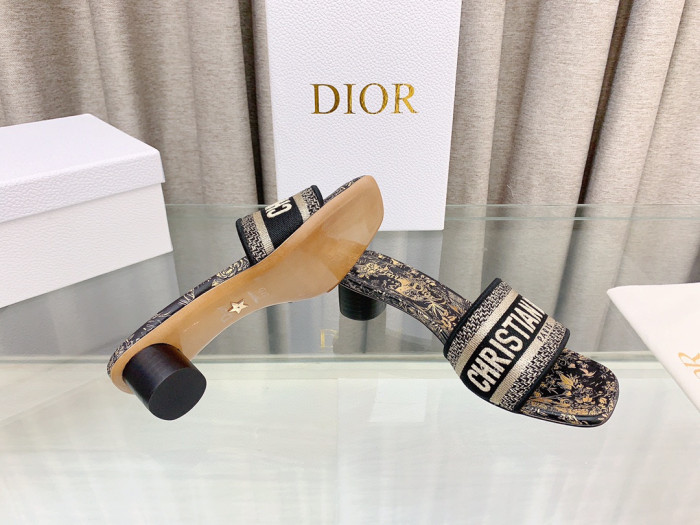 Dior High Heels Slippers Sandals Summer Women's Shoes #nigo29156