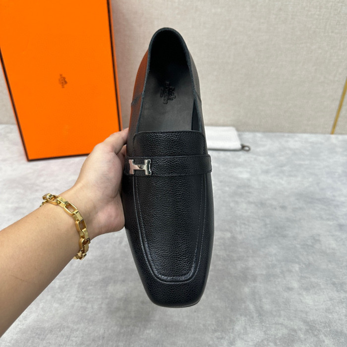 Hermès Men's Leather Loafers Shoes #nigo94898