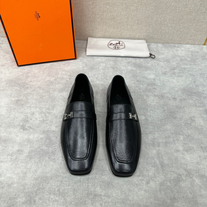 Hermès Men's Leather Loafers Shoes #nigo94898