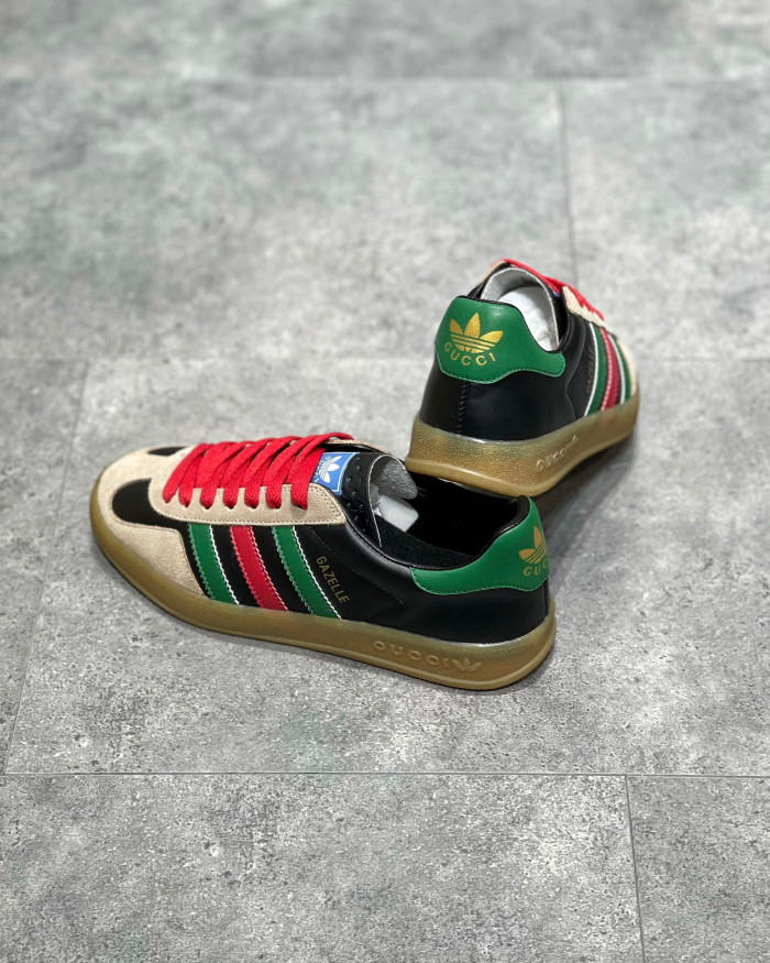 GUCCI Men's and Women's Retro Flat Sneakers Shoes #nigo54691