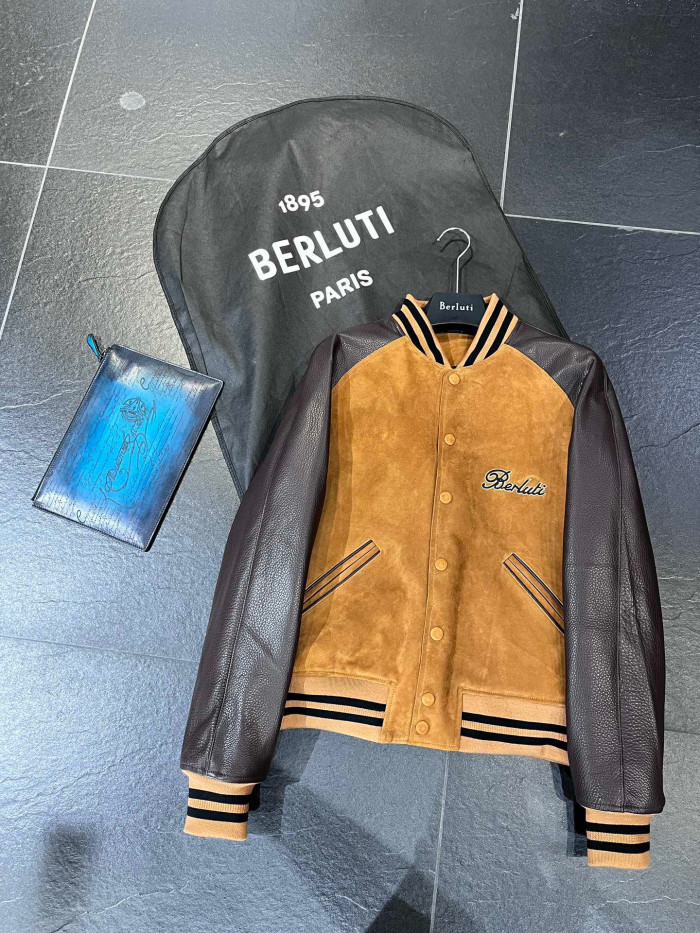 Berluti Leather Jacket Coat #nigo6111