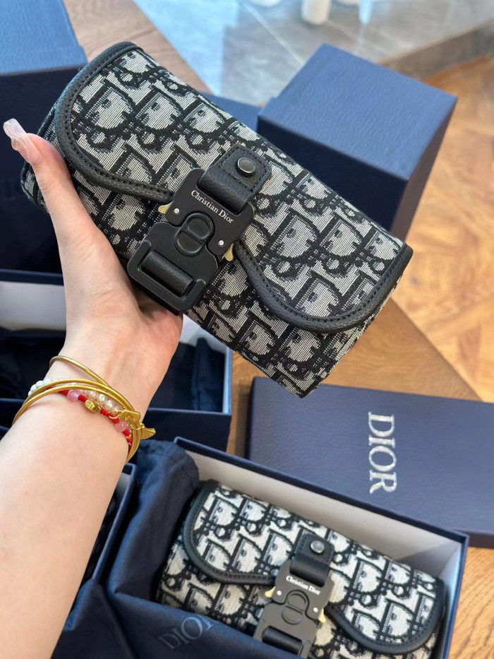 Dior Canvas Long Printed One Shoulder Crossbody Bag #nigo94413