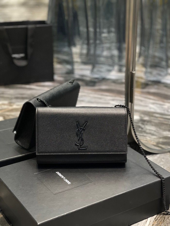 Saint Laurent Leather Chain Bag #nigo21334