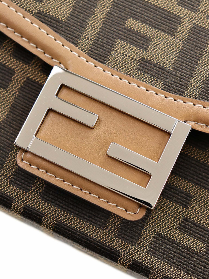 Fendi Canvas Leather Double PiecePortable Diagonal Bag #nigo56216