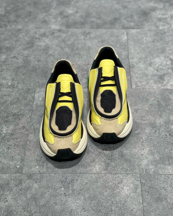 Prada Suede Fabric Low Top Sneakers Shoes #nigo95158