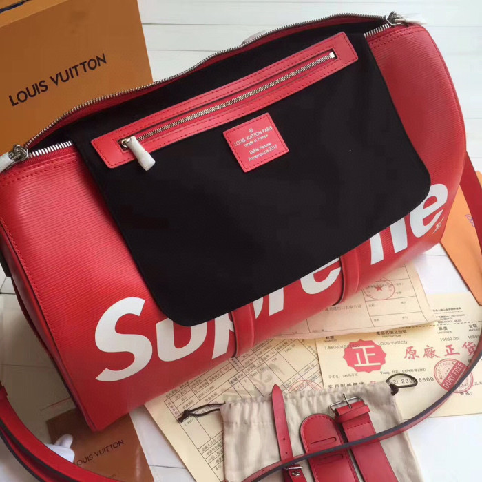 Supreme Luggage Red Tote Travel Bag Bags #nigo4881