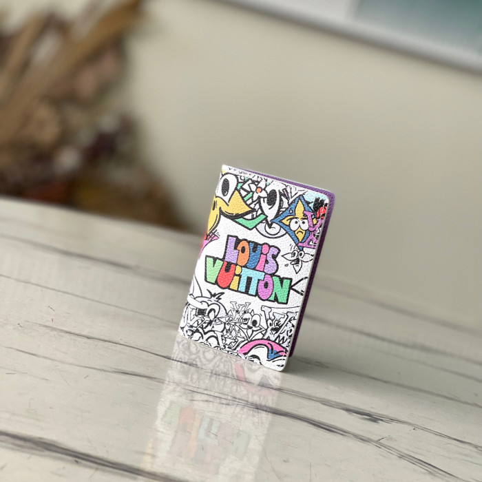 Louis Vuitton NIGO Decorative And Versatile Women's Floral Wallet #nigo57266