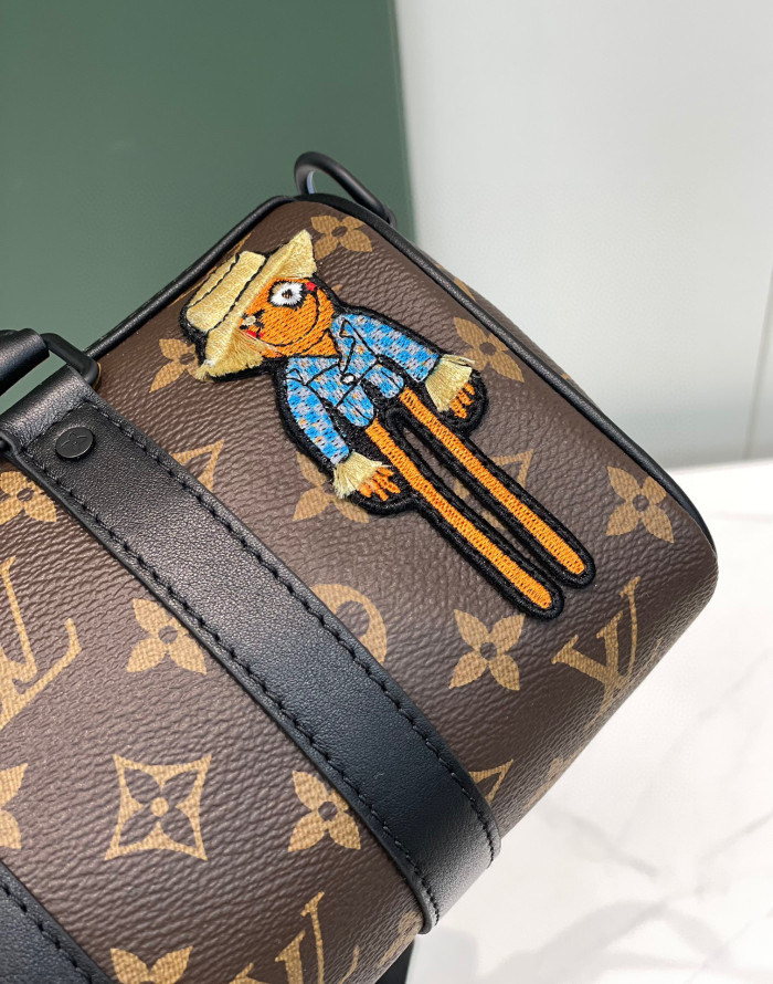 Louis Vuitton Leather Cartoon Pendant Bucket Bag Shoulder Bags #nigo56181