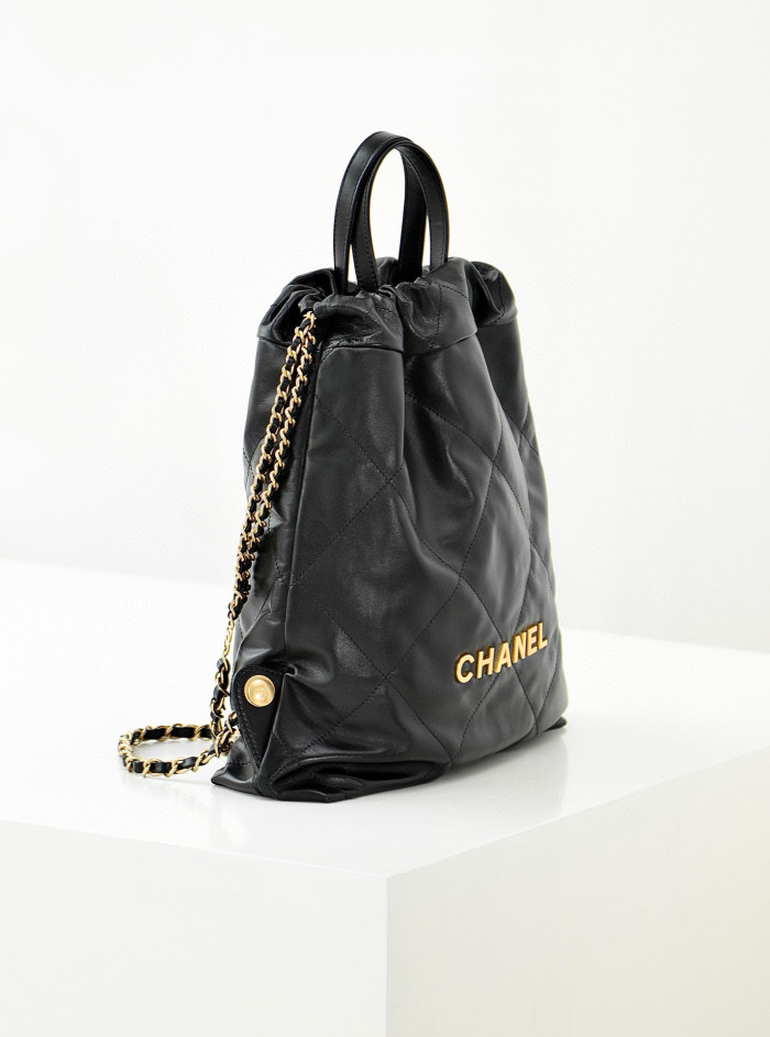 Chanel NIGO Leather Chain Backpack Bag #nigo21218