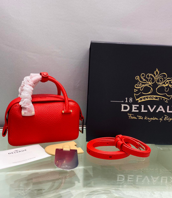 Delvaux Cool Box Taurillon Grained Calfskin Tote Bag Ngvp #nigo5836