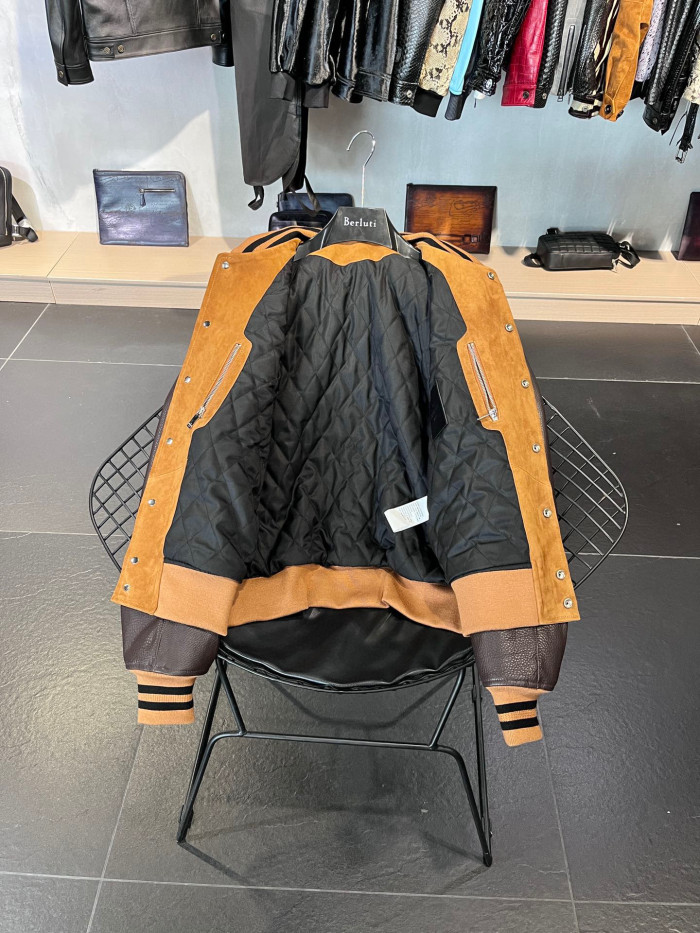 Berluti Leather Jacket Coat #nigo6111
