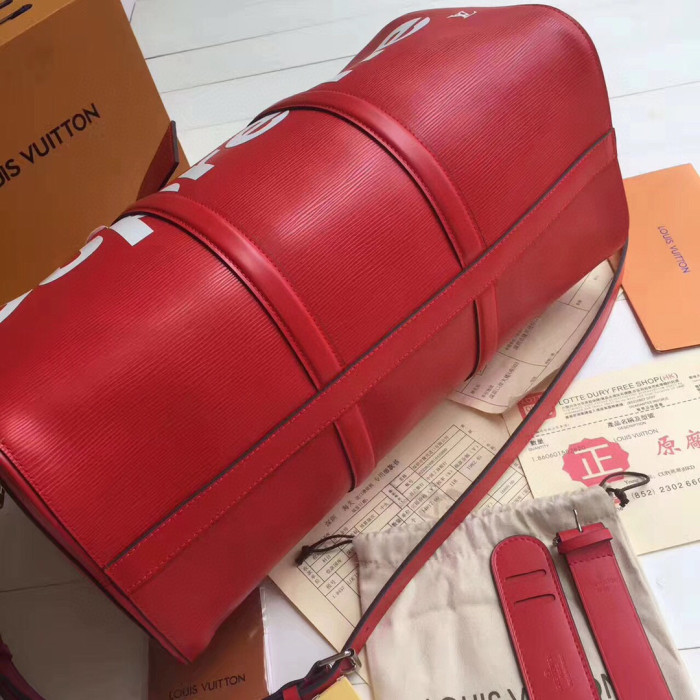 Supreme Luggage Red Tote Travel Bag Bags #nigo4881
