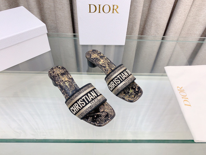 Dior High Heels Slippers Sandals Summer Women's Shoes #nigo29156