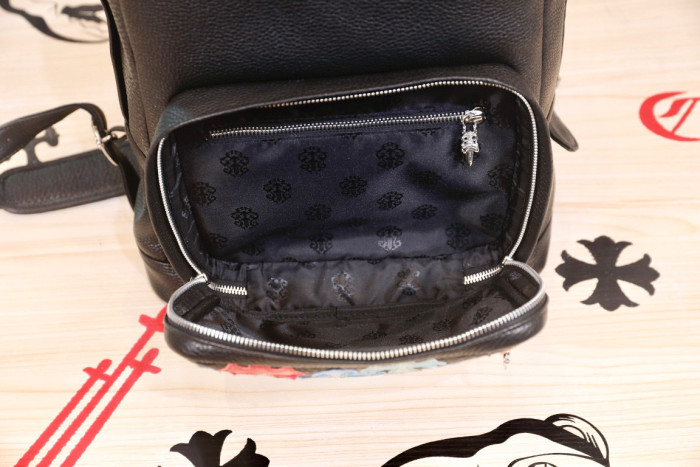 Chrome Hearts NIGO Double Shoulder Leather Backpack Bag Bags #nigo94226