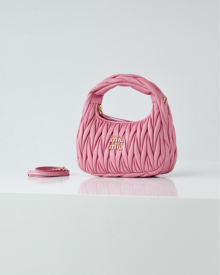 MiuMiu NIGO Pleated One Shoulder Handbag Bag Bags #nigo56962