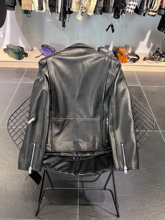 Saint Laurent Leather Jacket Coat #nigo5748