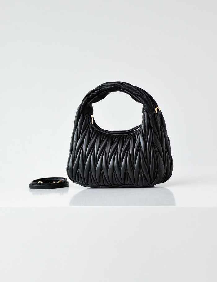 MiuMiu NIGO Pleated One Shoulder Handbag Bag Bags #nigo56962