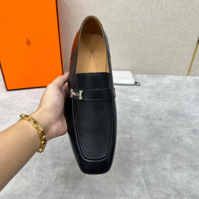 Hermès Men's Leather Loafers Shoes #nigo94898