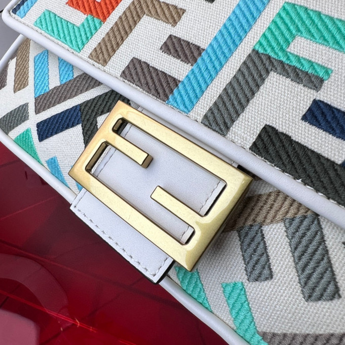 FENDI NIGO Green Rectangular Shoulder Strap Bag #nigo57586