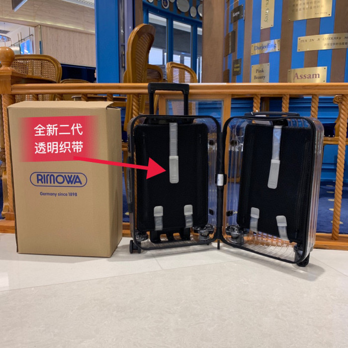 OFF-WHITE Transparent Trolley Case Suitcase Travel Bags Bag Shipping Box #nigo51887