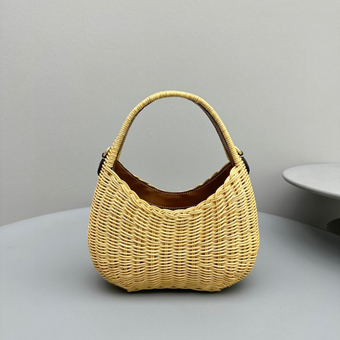 Miumiu NIGO Rattan Woven Tote Bag#nigo21214