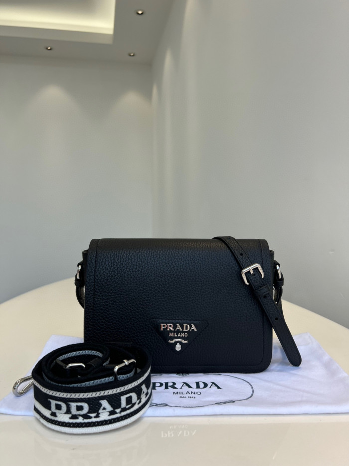 Prada Leather Square Shoulder Bags Handbag Bag #nigo56377