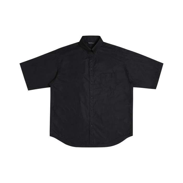 Balenciaga NIGO Summer Black Short Sleeve Letter Shirt #nigo94145