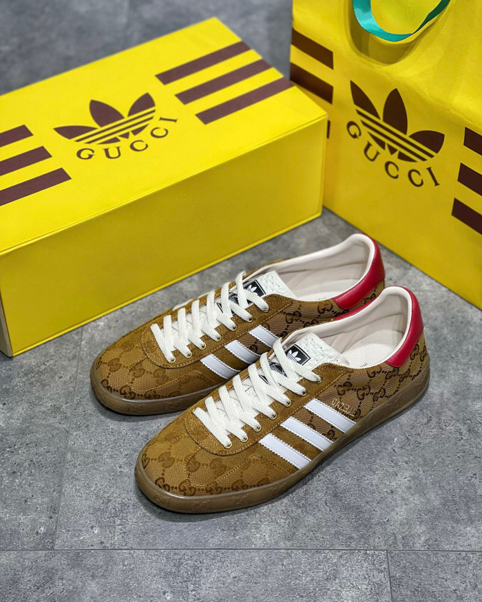 GUCCI Men's and Women's Retro Flat Sneakers Shoes #nigo54691