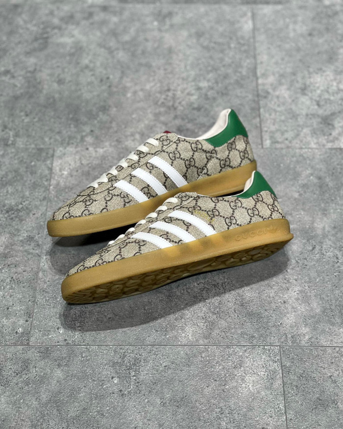 GUCCI Men's and Women's Retro Flat Sneakers Shoes #nigo54691