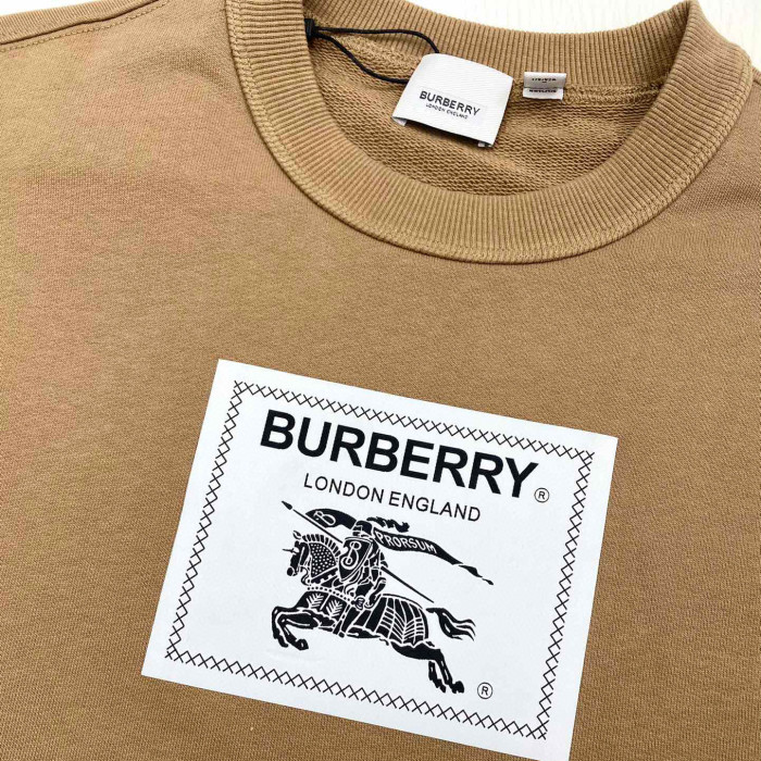 Burberry Black Cotton Pullover Sweater #nigo56444