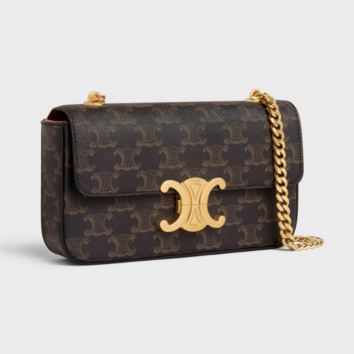 Celine Leather Chain Shoulder Underarm Bag Bags #nigo53236