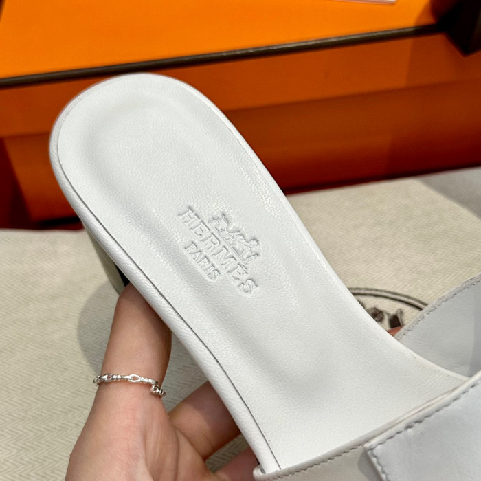 Hermès Gigi Summer High-heeled Sandals KELLY Flip Flops Shoes #nigo29155