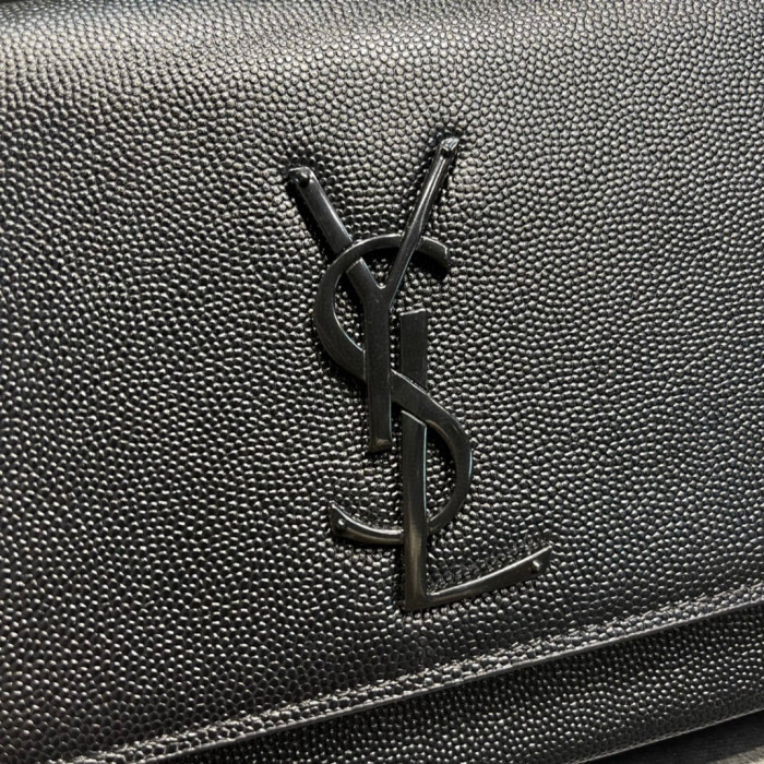 Saint Laurent Leather Chain Bag #nigo21334