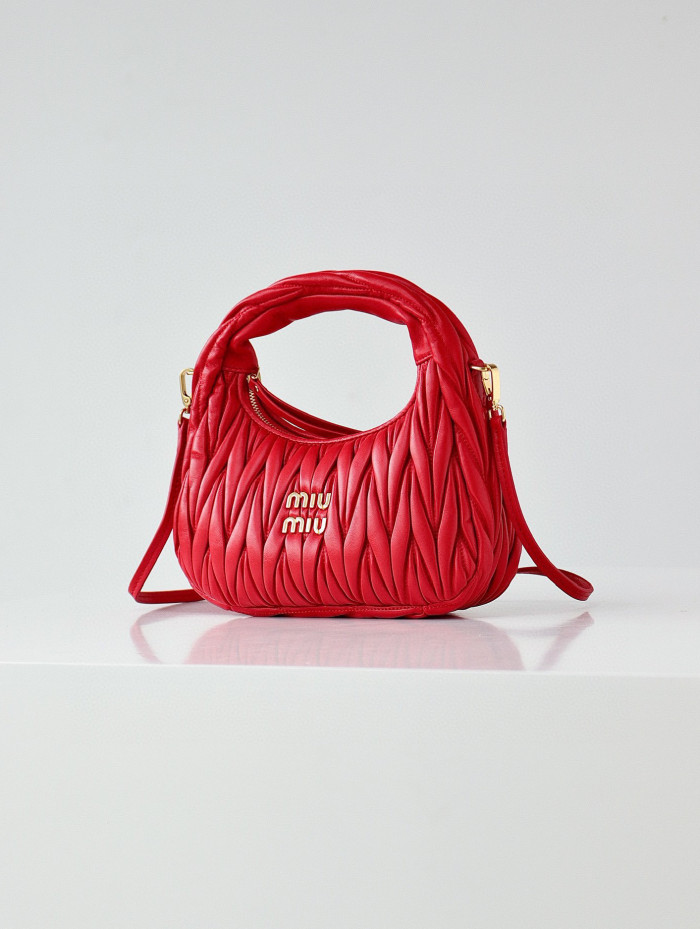 MiuMiu NIGO Pleated One Shoulder Handbag Bag Bags #nigo56962