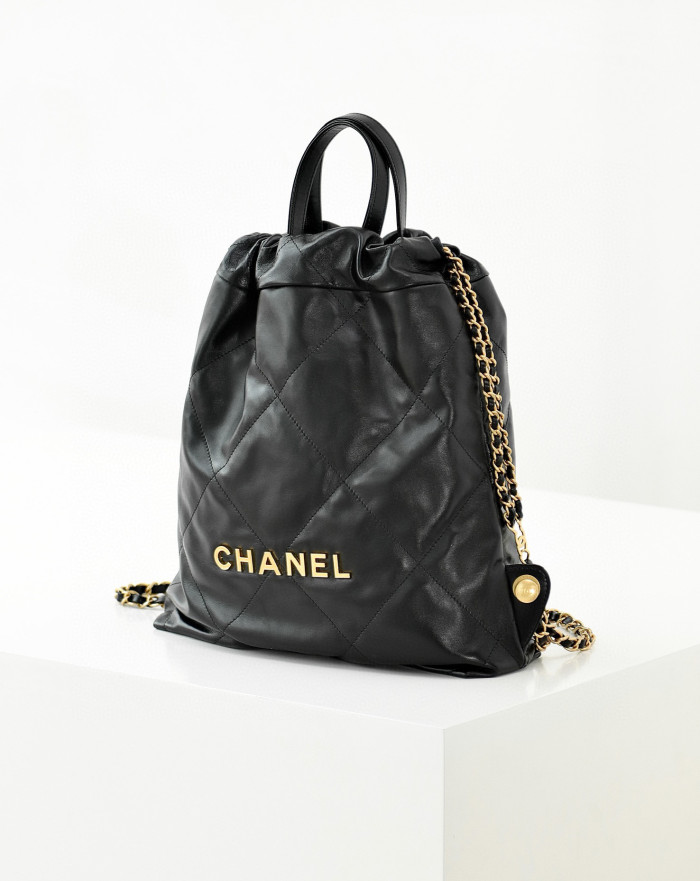 Chanel NIGO Leather Chain Backpack Bag #nigo21218