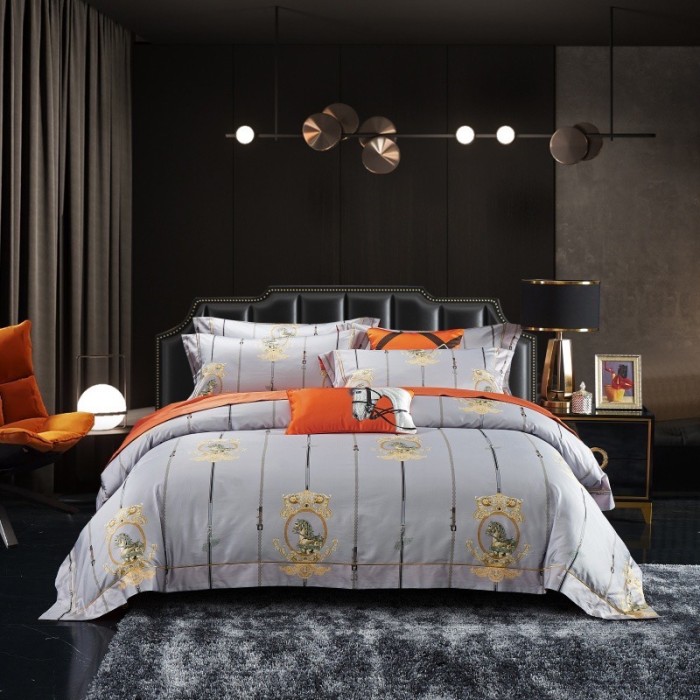 Hermes NIGO Pure cotton bedding, four piece set, bed sheets, quilt covers, pillowcases #nigo56342