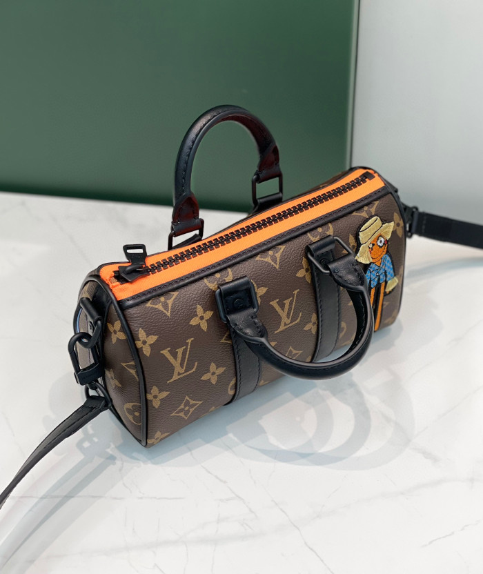 Louis Vuitton Leather Cartoon Pendant Bucket Bag Shoulder Bags #nigo56181