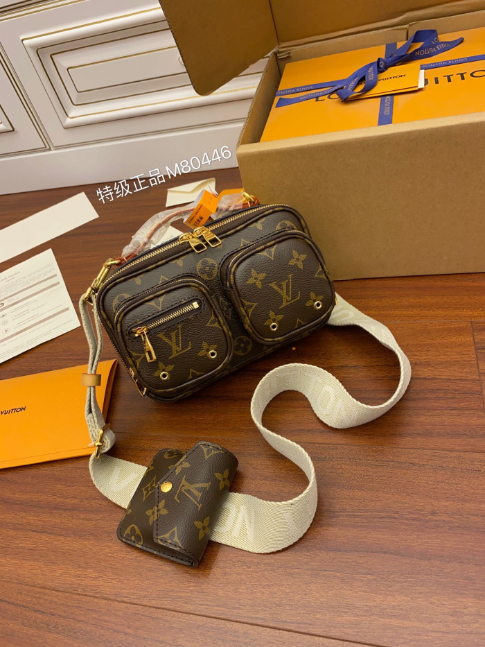 Louis Vuitton Multi-Bag Full Printed Old Flower Chest Leather Bags #nigo53177