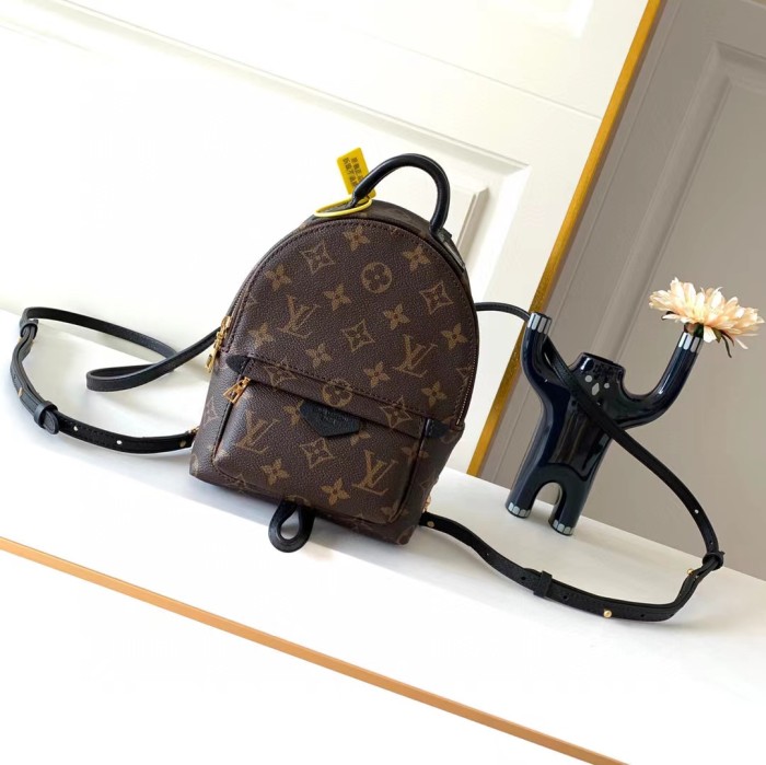 Louis Vuitton Leather Print Backpack Bag Bags #nigo53278