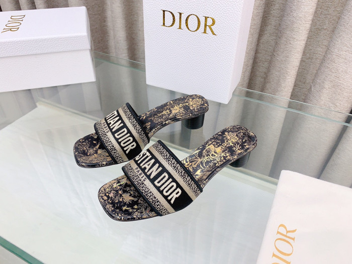 Dior High Heels Slippers Sandals Summer Women's Shoes #nigo29156