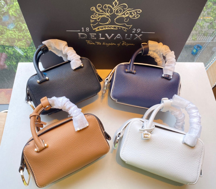 Delvaux Cool Box Taurillon Grained Calfskin Tote Bag Ngvp #nigo5836