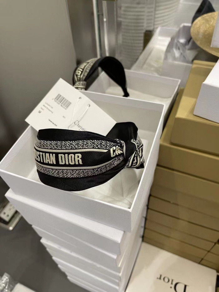 Dior NIGO Canvas Printed Hair Hoop #nigo21592