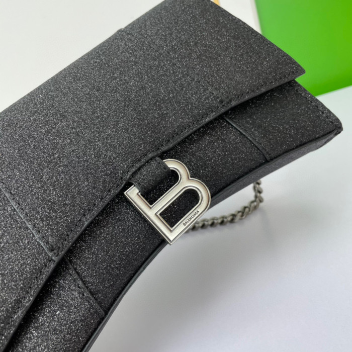Balenciaga Hourglass Shiny Chain Wallet Crossbody Bag Bags #nigo53212