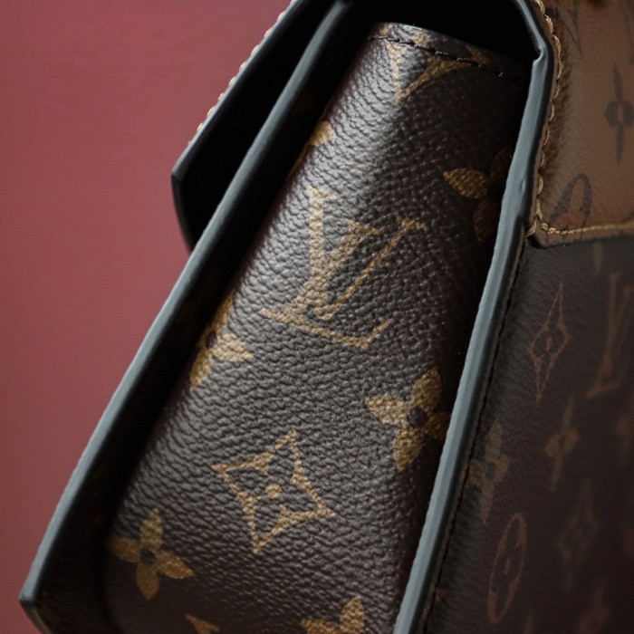 Louis Vuitton NIGO Leather Printed Irregular Portable Bag  #nigo21126
