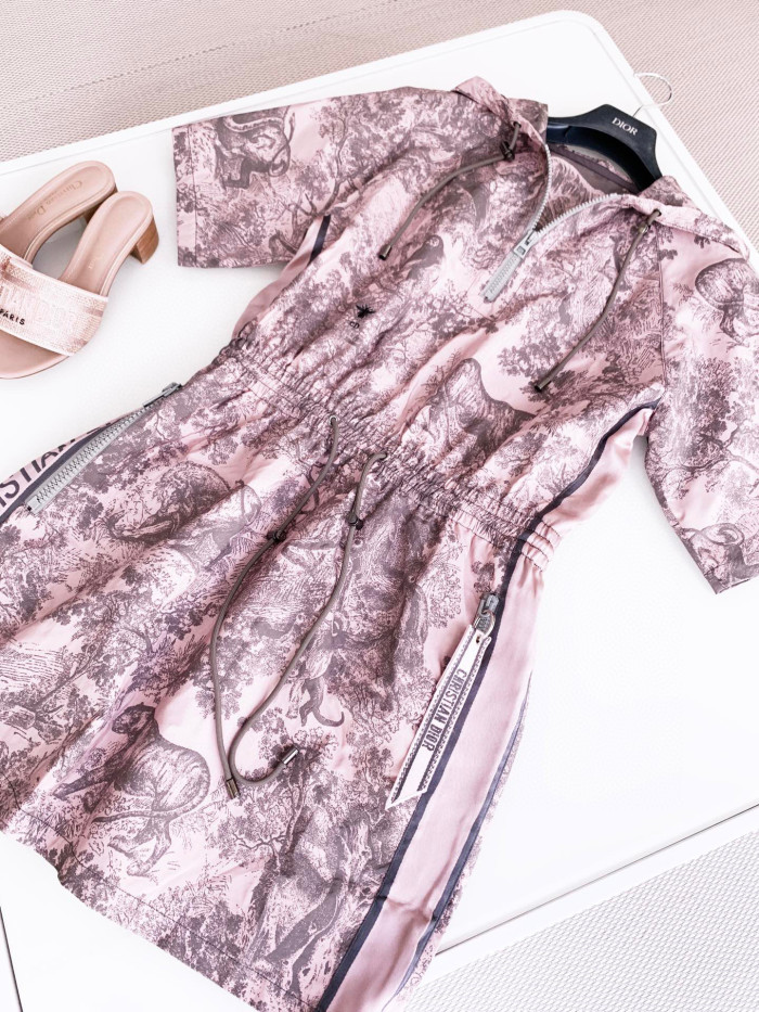 Dior NIGO Hooded Workwear Short Sleeved Dress #nigo21479
