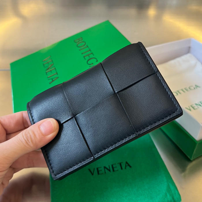 Bottega Veneta Leather Woven Card Bag Ngvp #nigo6229