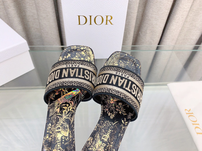 Dior High Heels Slippers Sandals Summer Women's Shoes #nigo29156