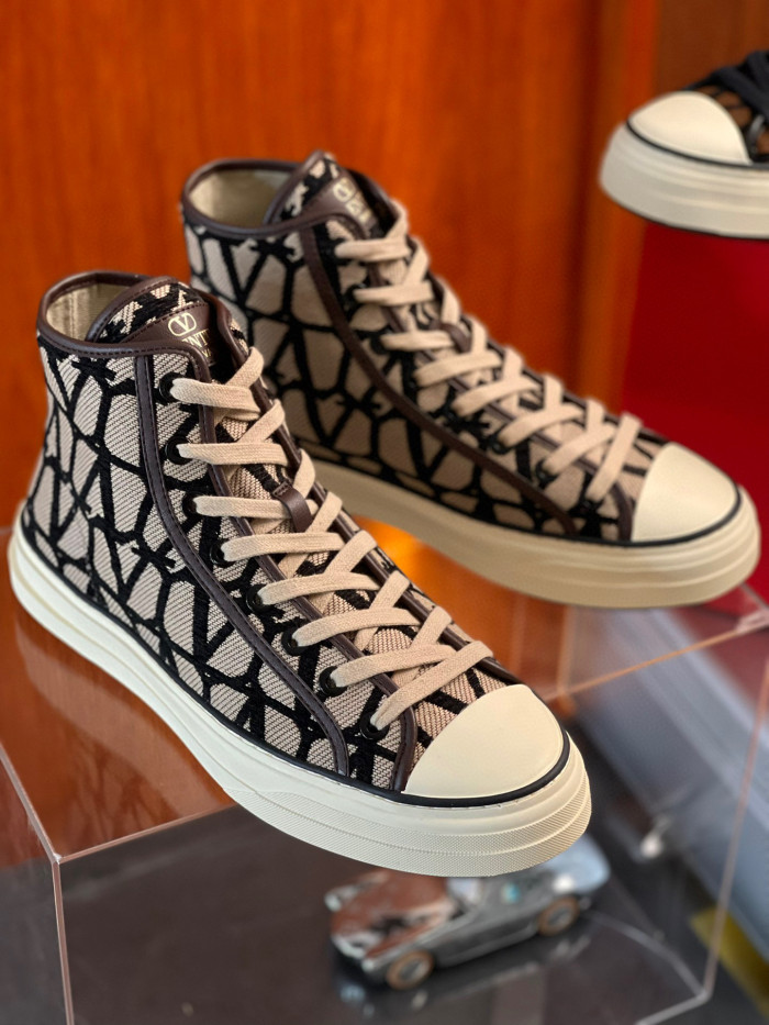 Valentino NIGO Alphabet Canvas Shoe Board Sneakers Shoes #nigo57474